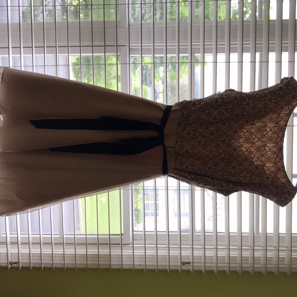 Black and nude color dress. Only worn once.